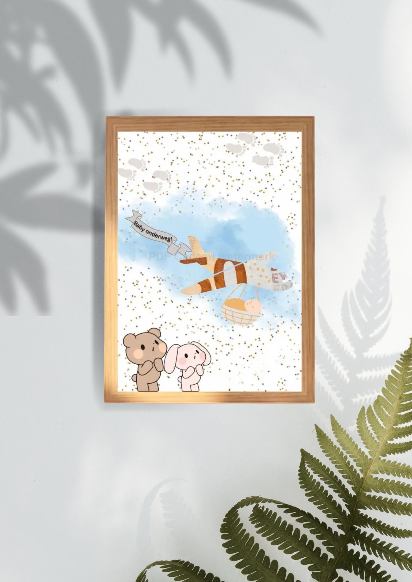 Geboorte cadeau geld geven - printable