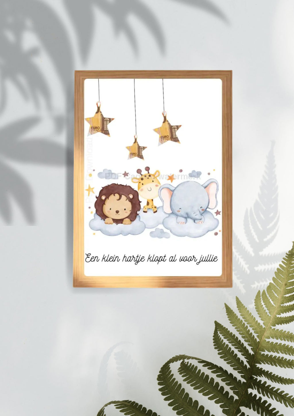Zwangerschaps geld cadeau -printable
