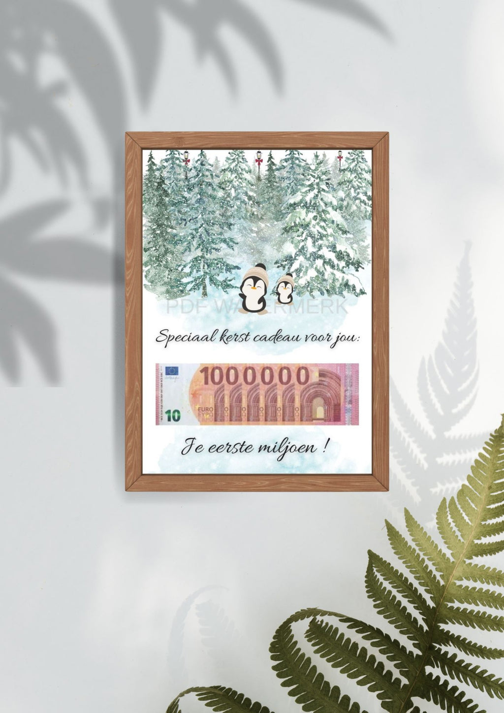 Origineel en leuk geld geven kerst- printable