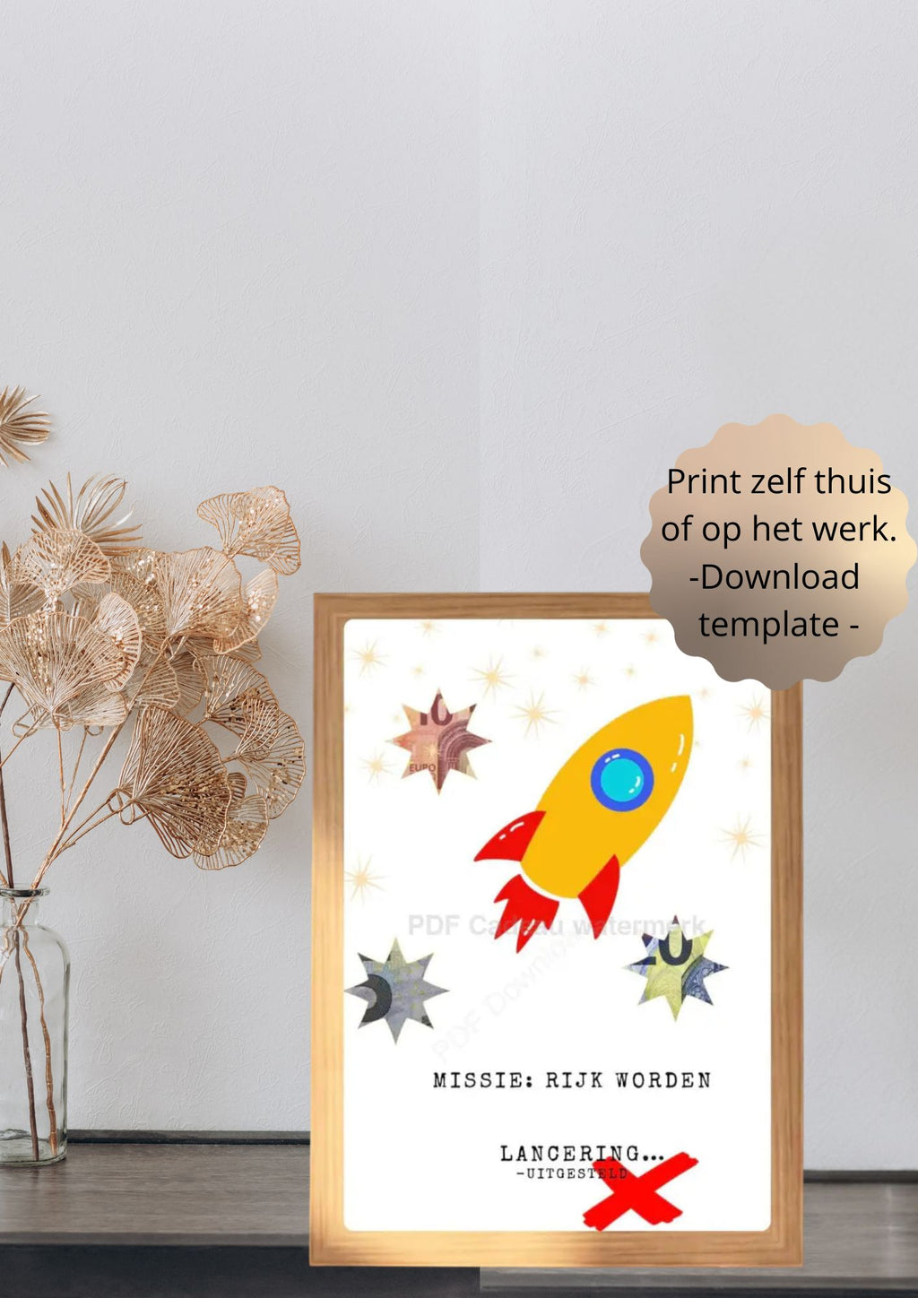 Grappig geld cadeau verjaardag