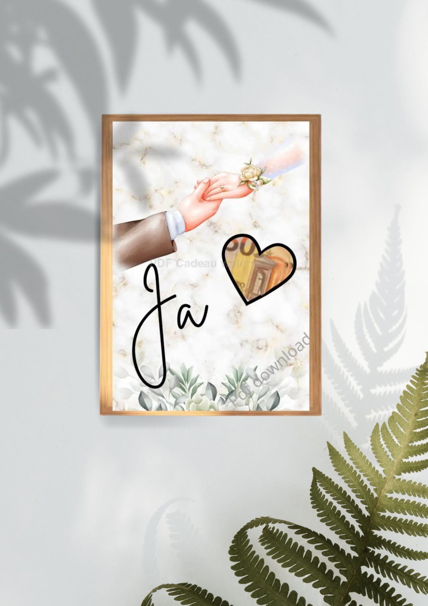 maak zelf een geld cadeau met deze printable