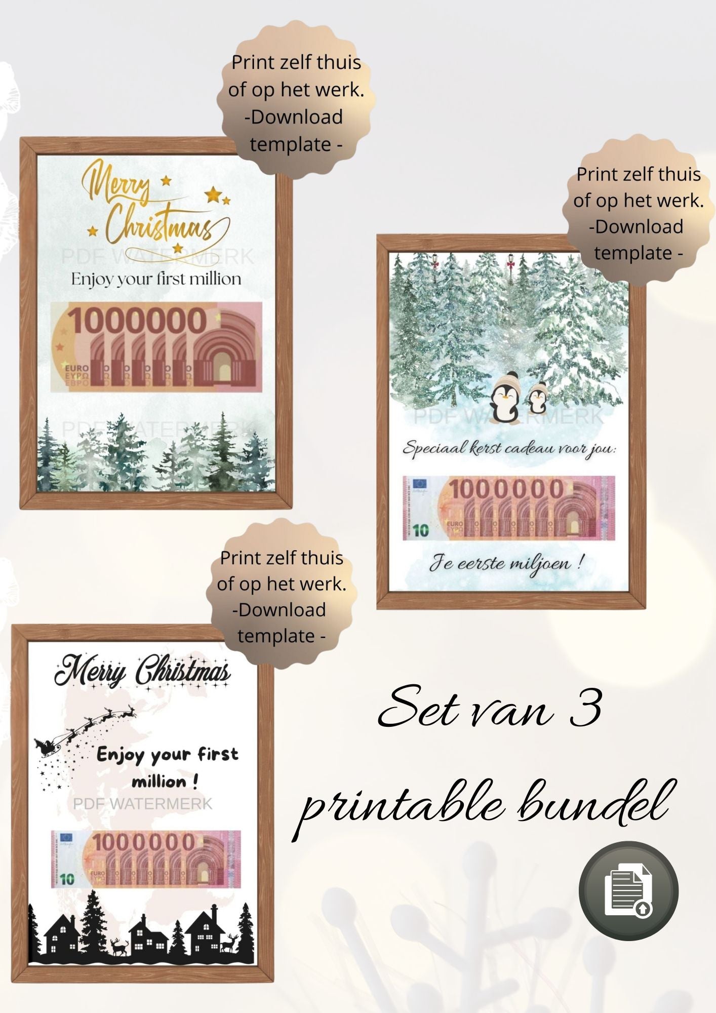 Kerst cadeau geld geven