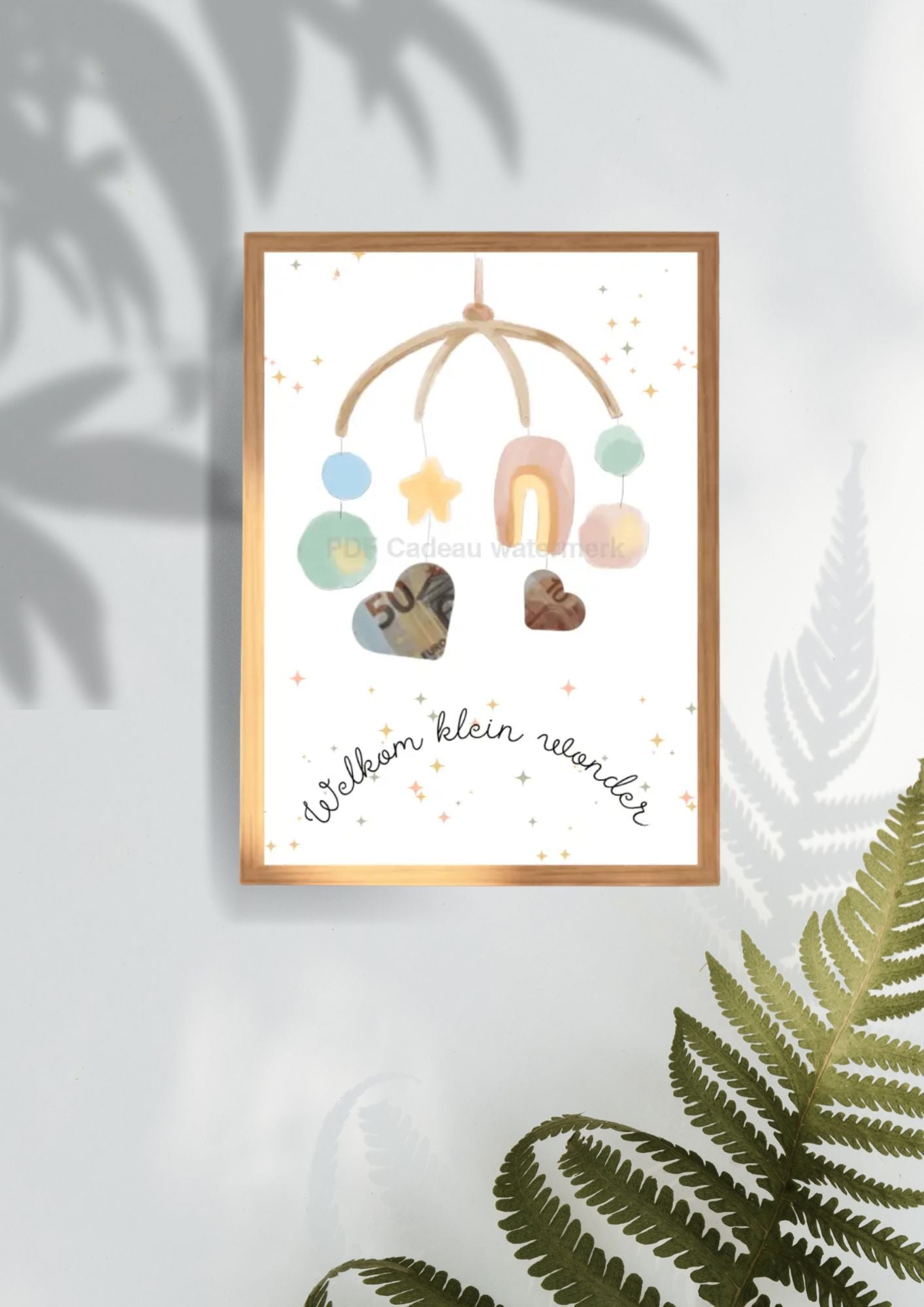 Geboorte cadeau / geschenk geld