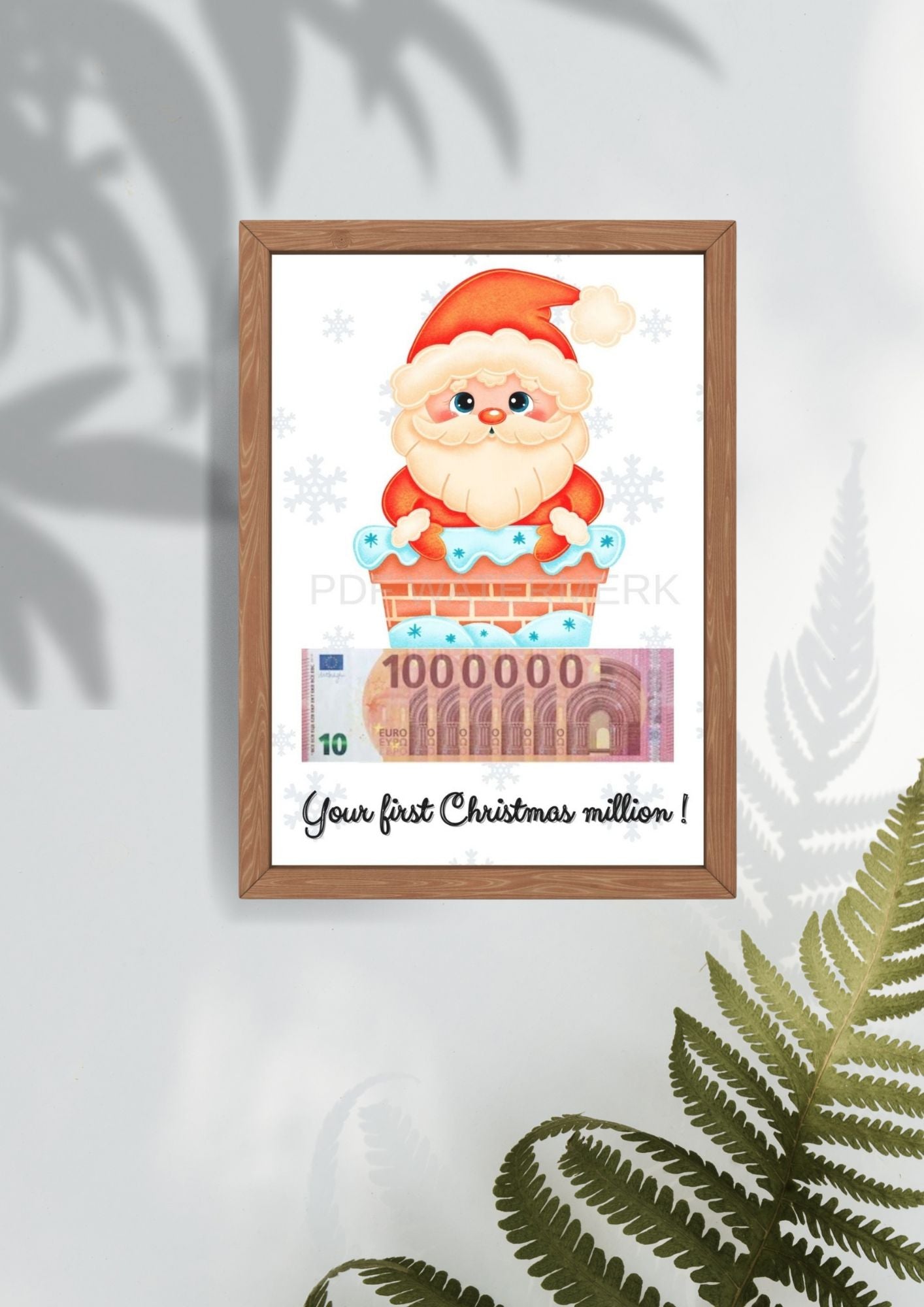 Origineel idee geld geven kerst