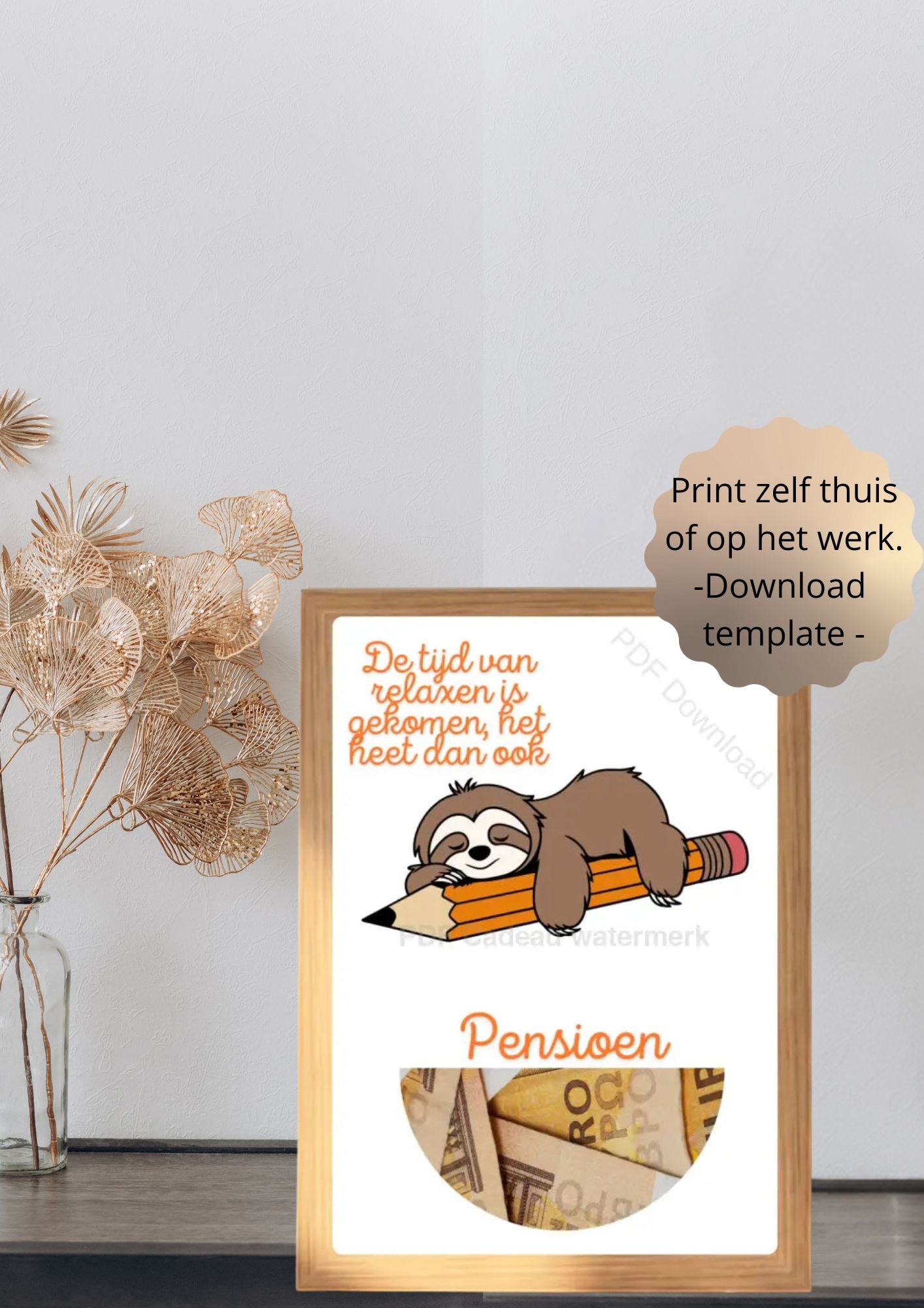 Pensioen geld cadeau geven cadeau