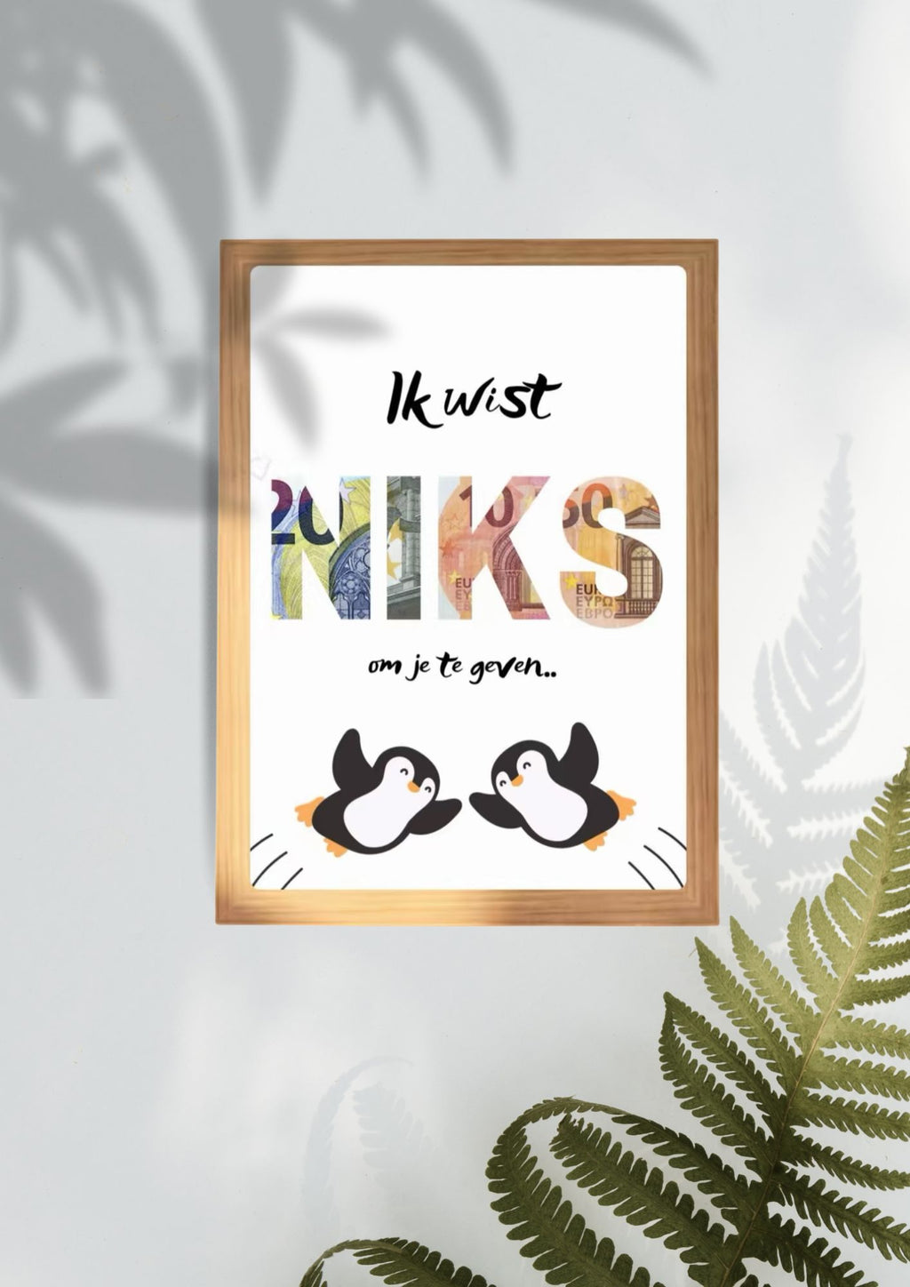 Creatief geld geven met deze printable